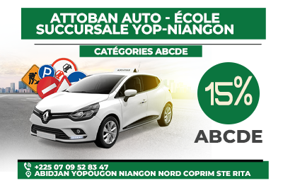 ATTOBAN AUTO ECOLE SUCCURSALE YOP NIAMGON