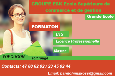 GROUPE ESK ECOLE SUPERIEURE DE COMMERCE ET DE GESTION