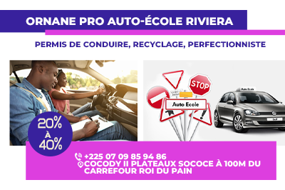 ORNANE PRO AUTO ECOLE RIVIERA